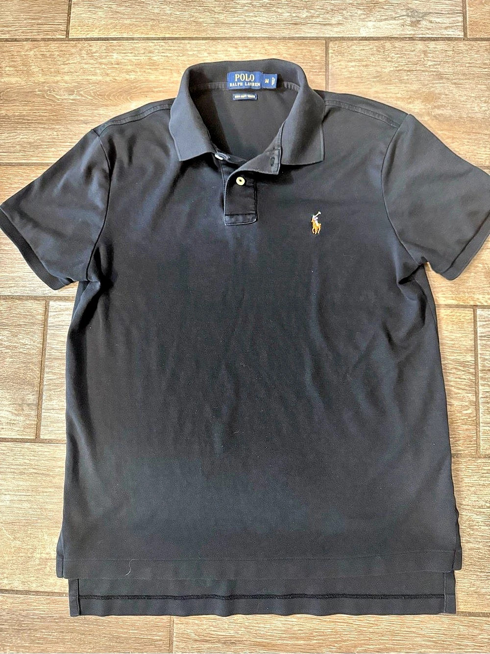 Polo Ralph Lauren Pima Soft Touch Polo Shirt Cotton Black Medium